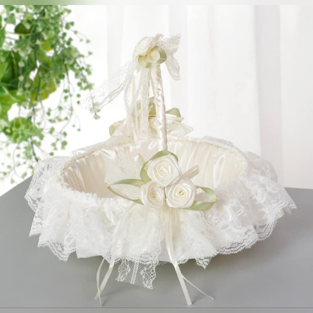 Set of 2 Flower Girl Baskets